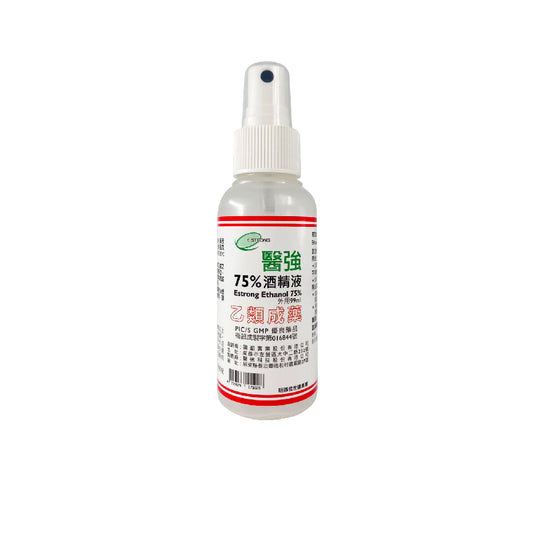醫強 藥用75%酒精噴瓶99ml/便攜小瓶