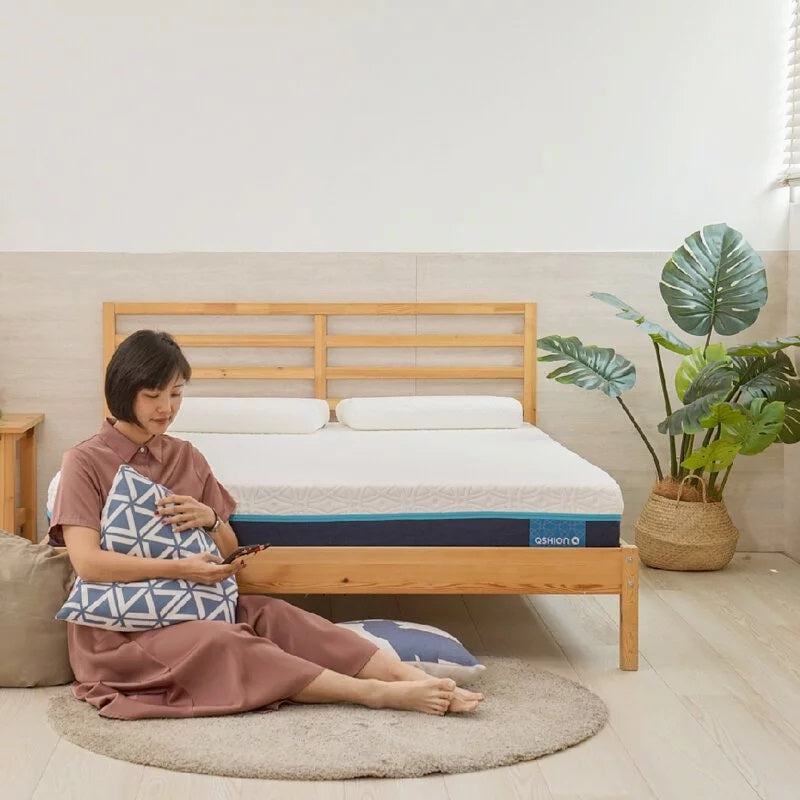 透氣紓壓防螨雙人床墊 高16cm|QSHION
