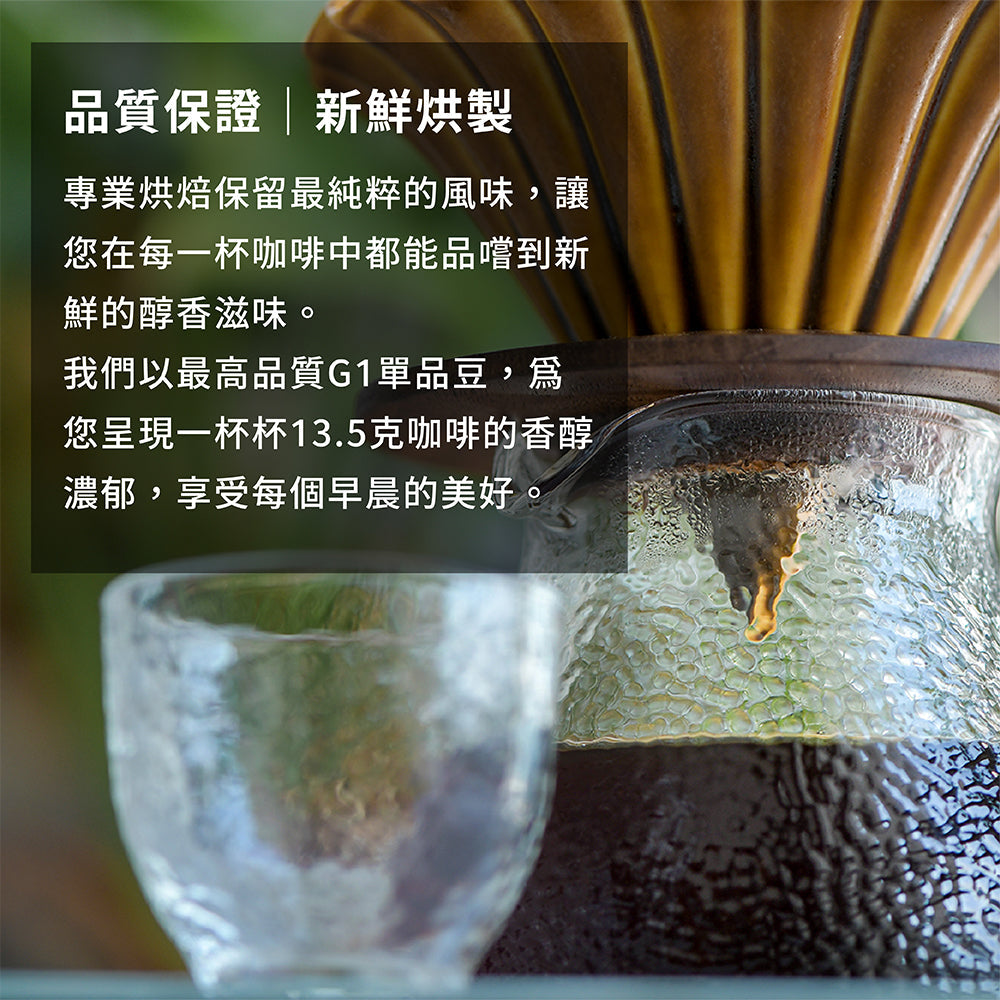 12個月訂閱制|每月新鮮單品濾掛30包配送(共360包)