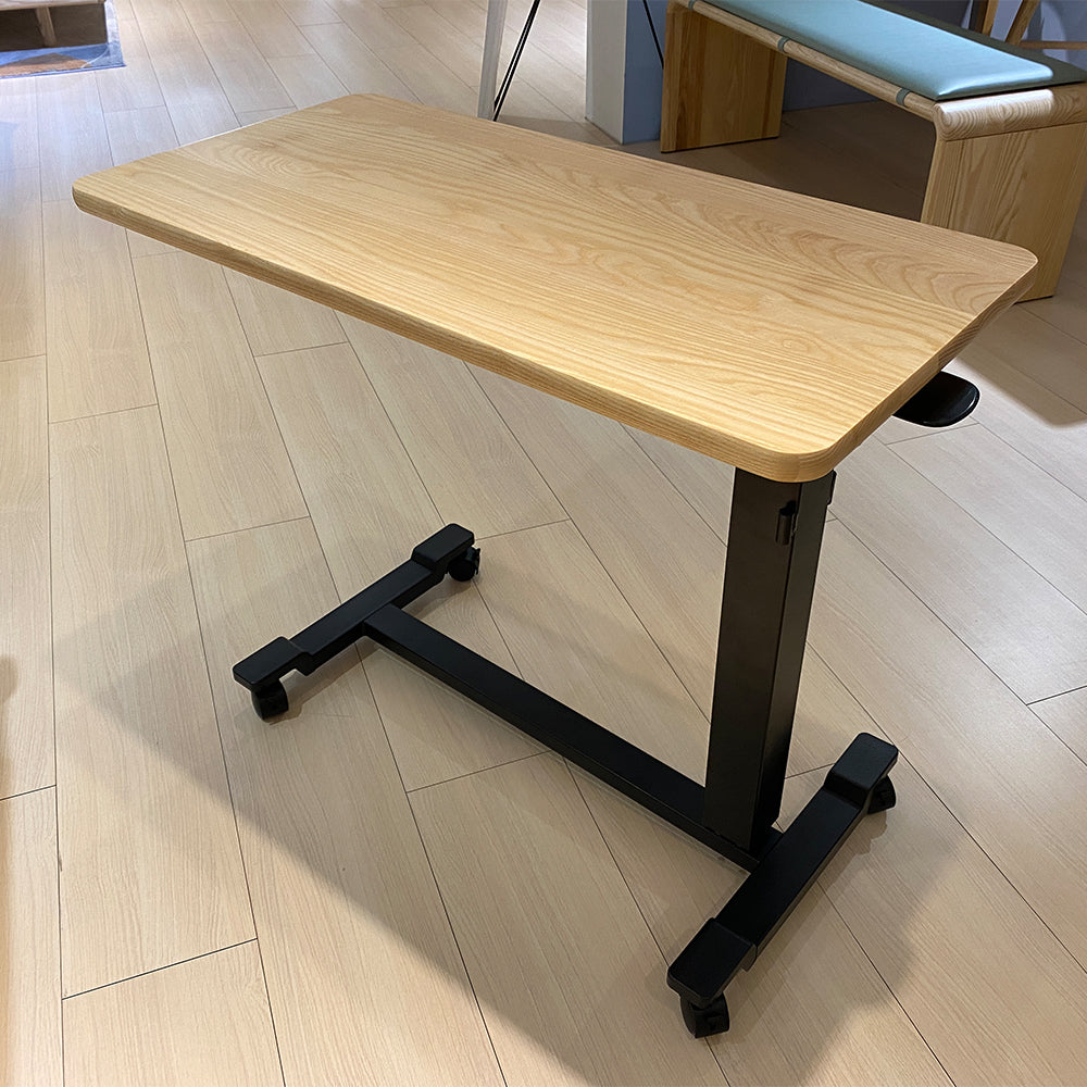 氣壓式升降桌|北美梣木 實木 AWA