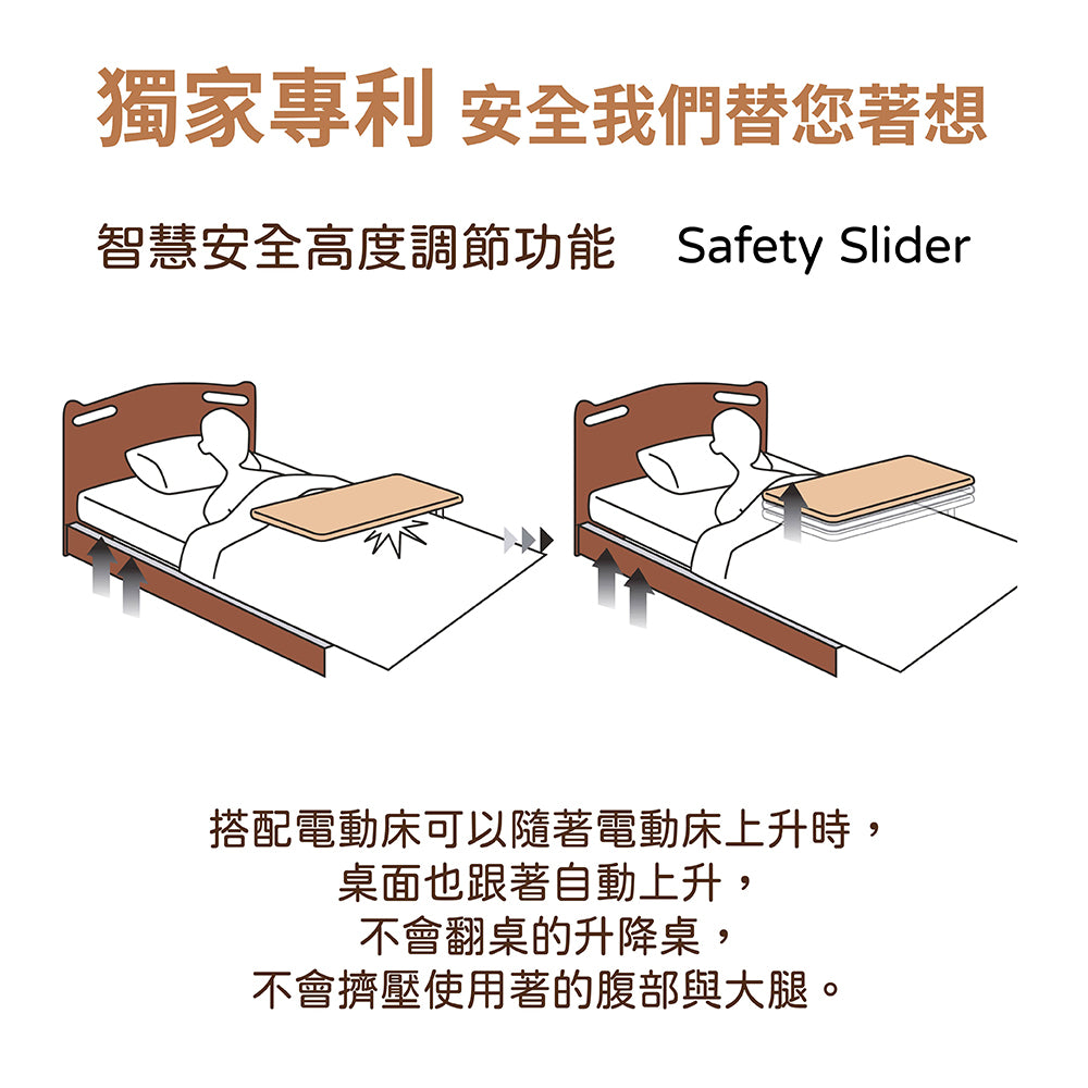 氣壓式升降桌|美國檜木 CYP