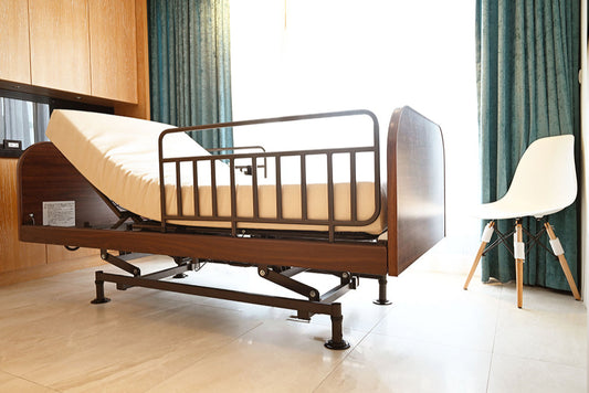 萬鶴松風.TG-9254 三馬達居家照護電動床 胡桃色